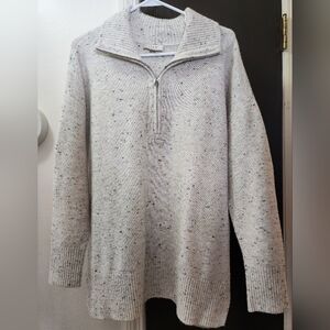 Light Gray Speckled Sweater